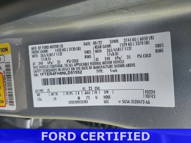 Used 2022 Silver Ford XLT image 32