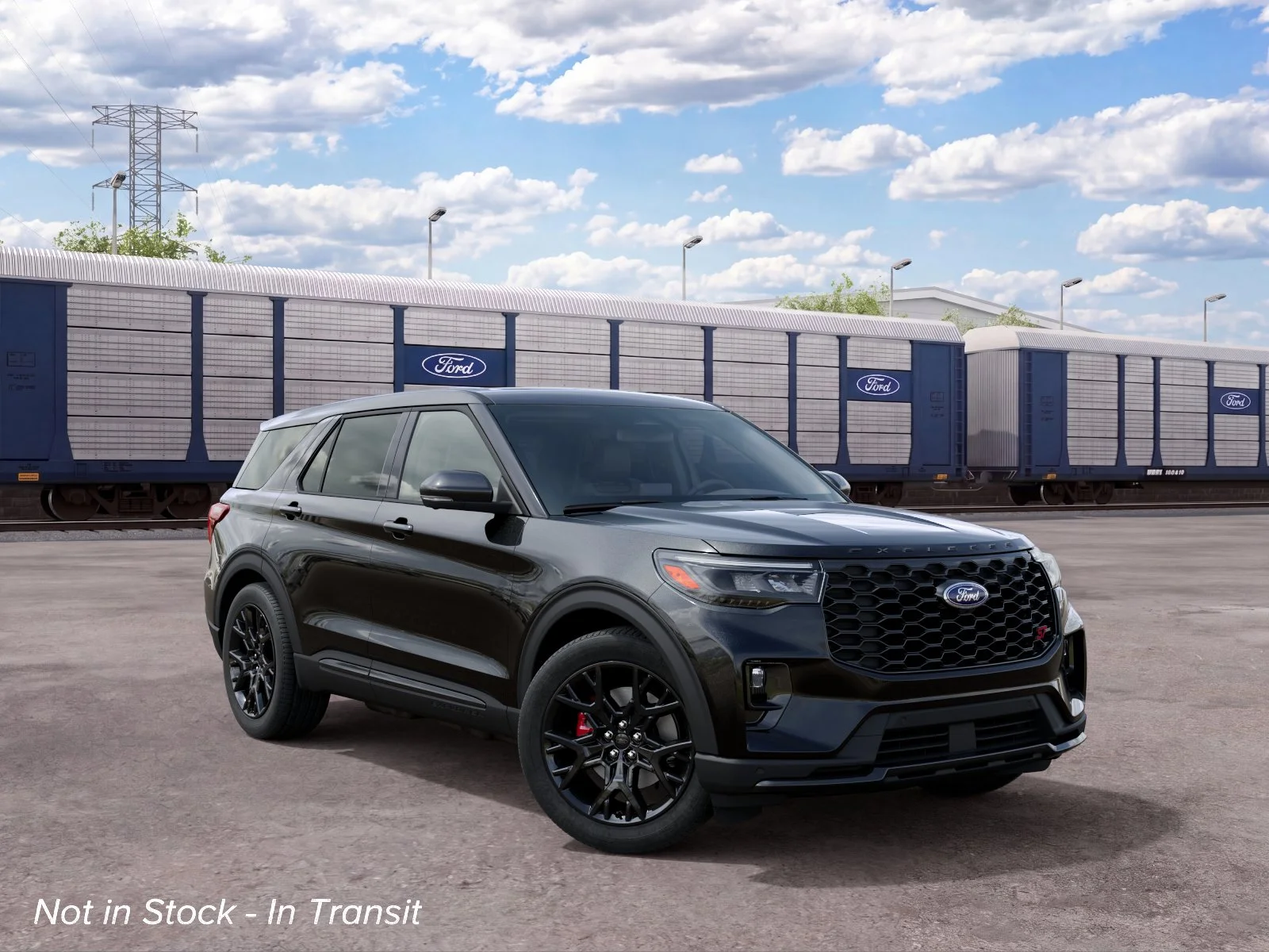 New 2027 Agate Black Metallic Ford ST image 4