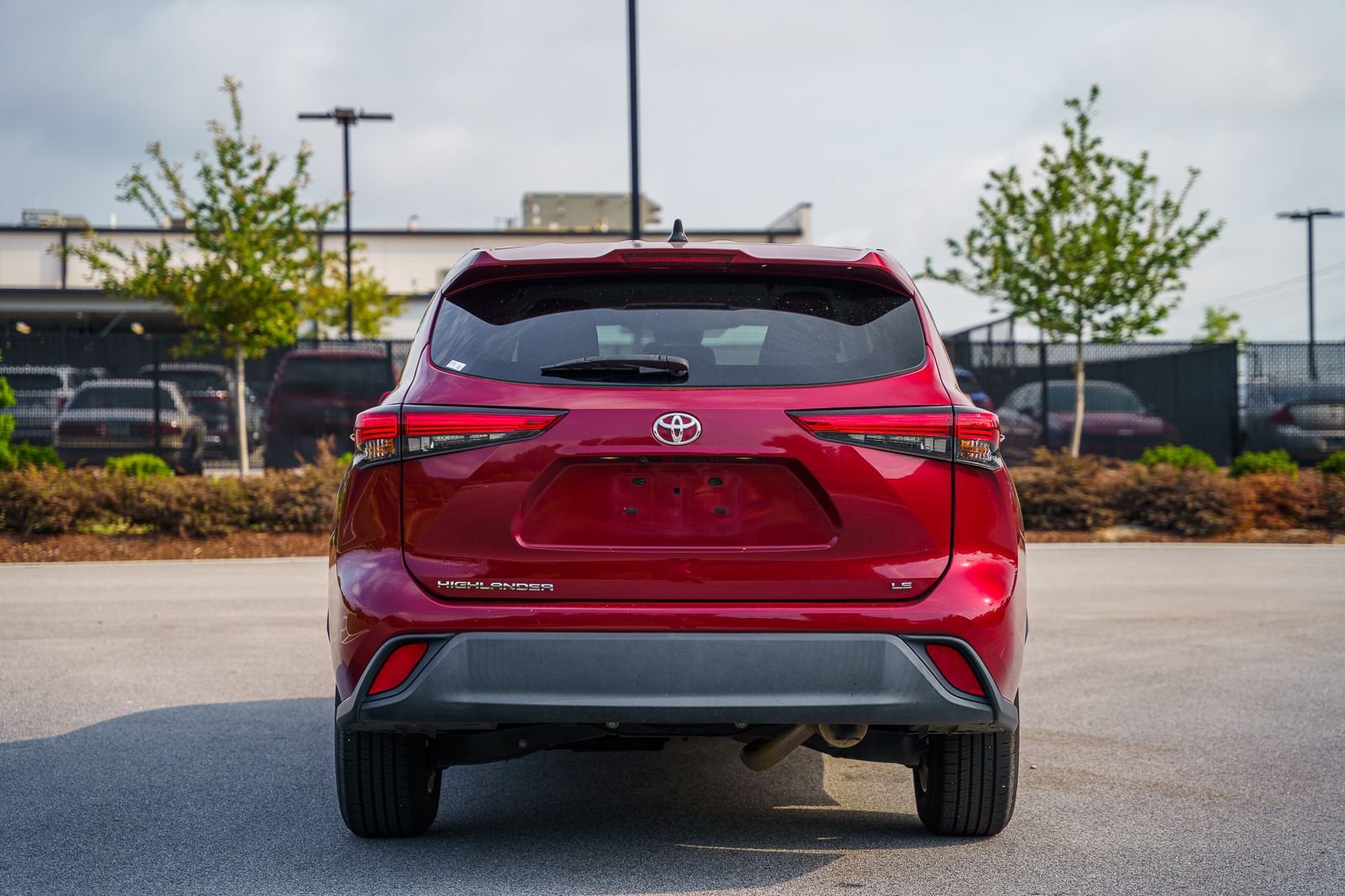 Used 2022 Red Toyota LE image 7