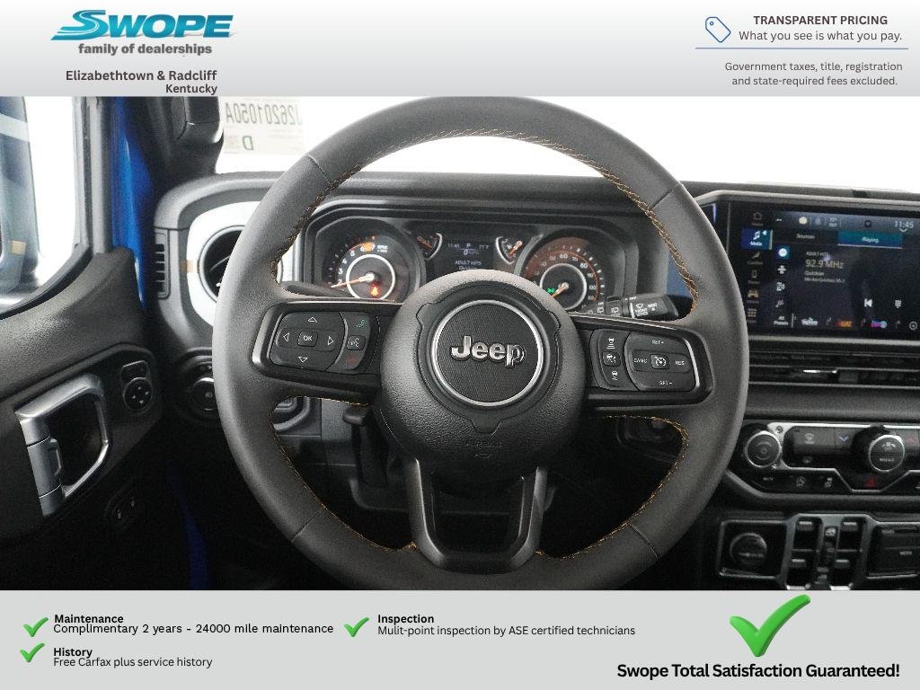 Used 2025 Hydro Blue Pearlcoat Jeep Willys image 14