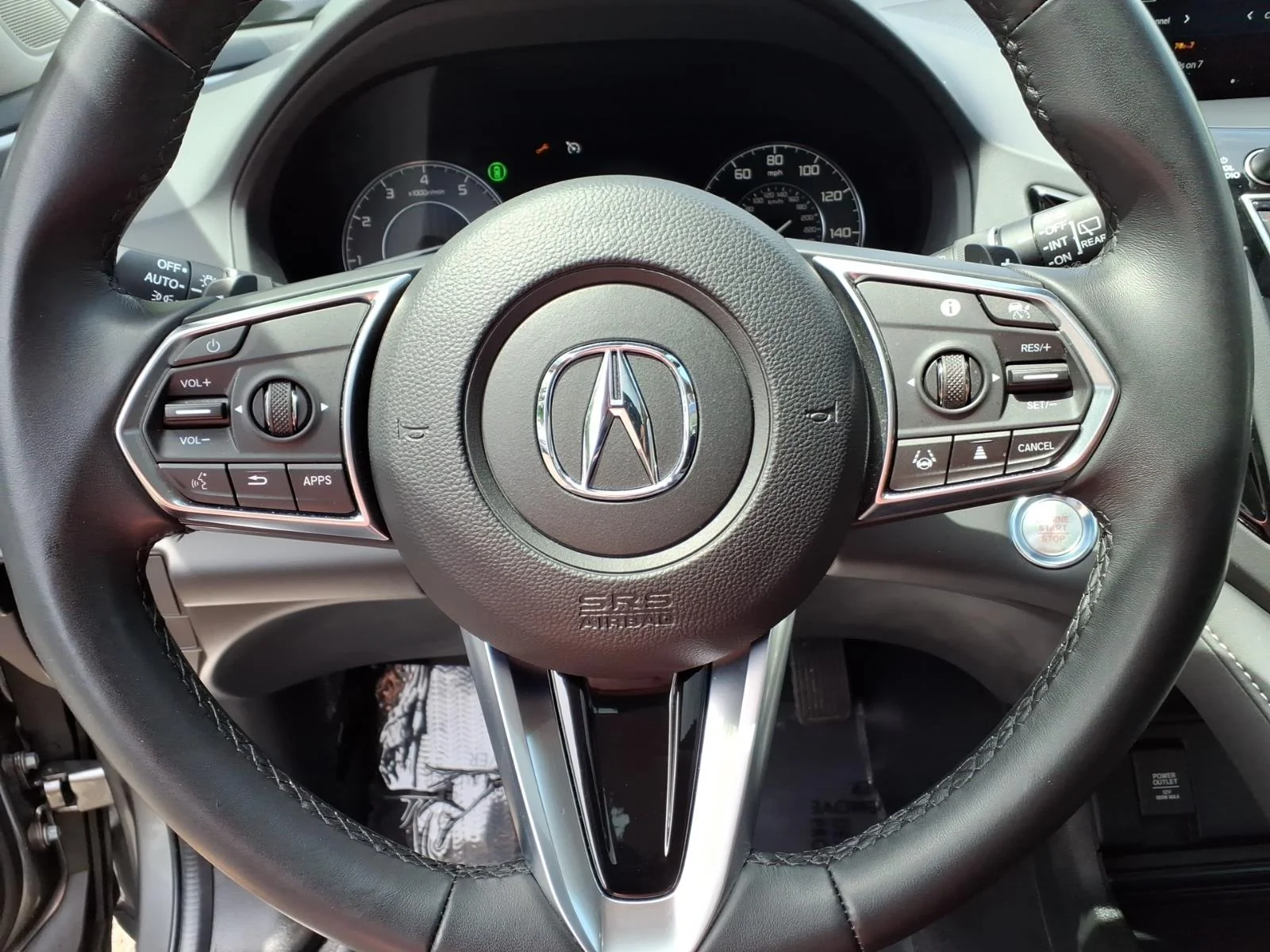 Used 2024 Liquid Carbon Metallic Acura SH-AWD TECH image 21
