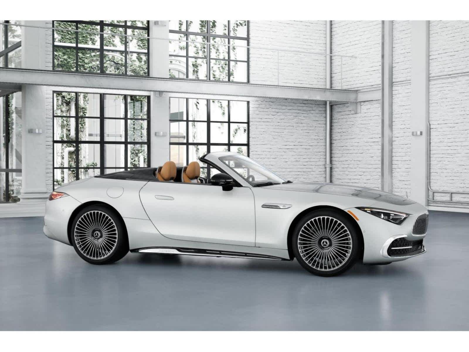 New 2027 MANUFAKTUR Moonlight White Magno Mercedes-Benz Maybach SL 680 Monogram Series image 14