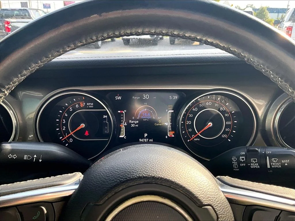 Used 2018 Blue Jeep Unlimited Sahara image 21