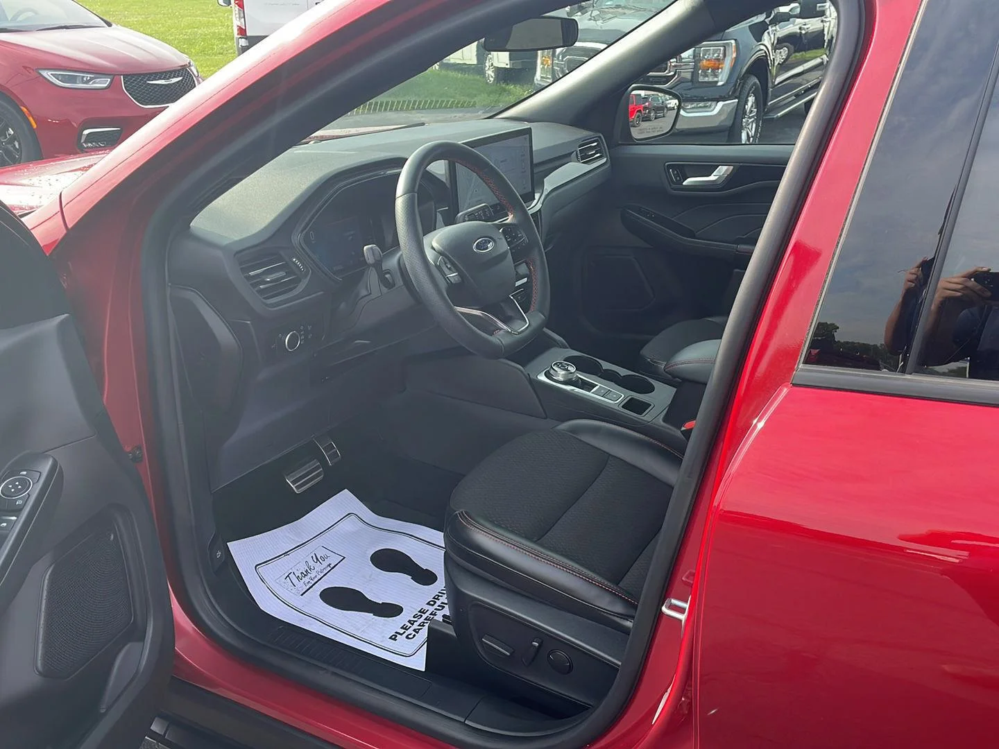 Used 2024 Rapid Red Metallic Tinted Clearcoat Ford ST-Line image 10