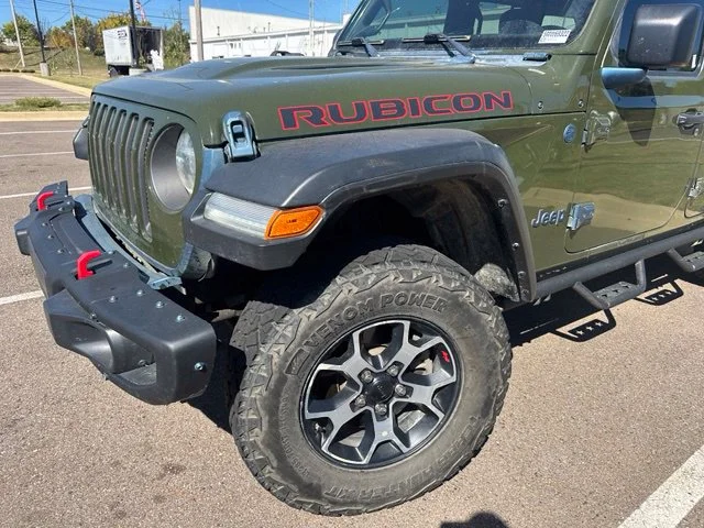 Used 2021 Green Jeep Unlimited Rubicon image 2