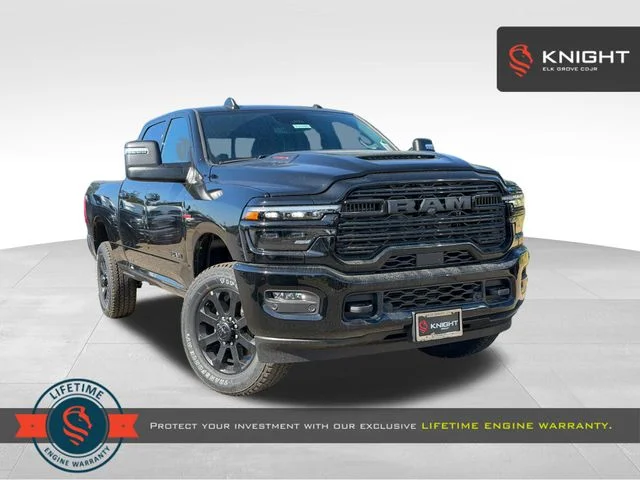 New 2026 Diamond Black Crystal Pearl-Coat Exterior Paint RAM Laramie image 1
