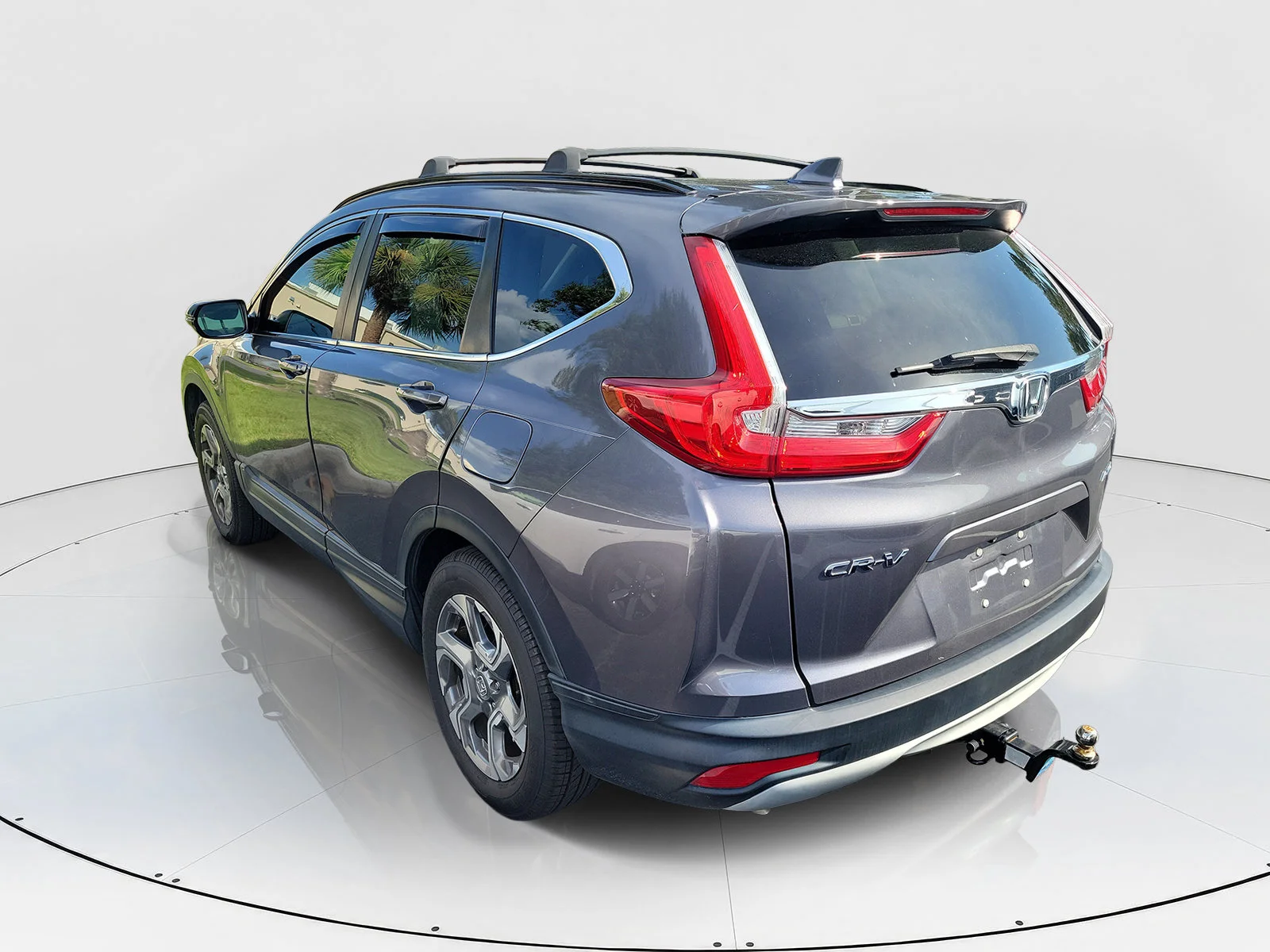 Used 2017 Modern Steel Metallic Honda EX image 4