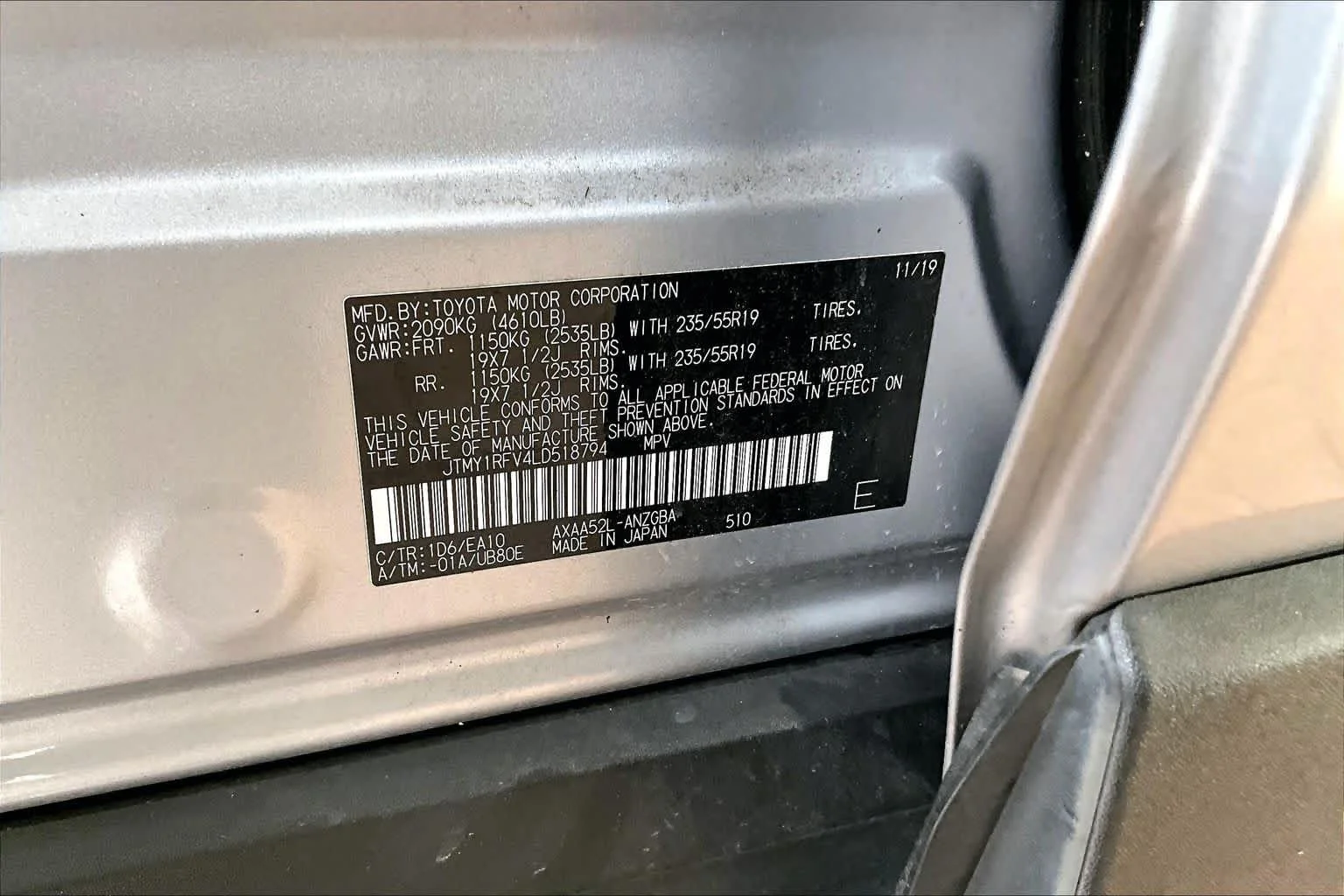 Used 2020 Silver Sky Metallic Toyota Limited image 35