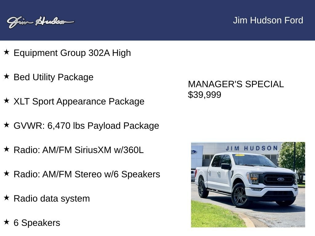 Used 2022 White Ford XLT image 11