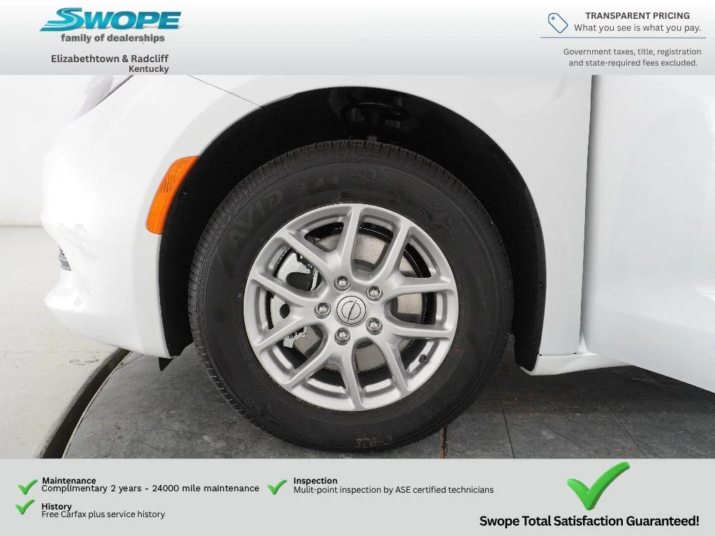 New 2026 Bright White Clear-Coat Exterior Paint Chrysler LX image 24