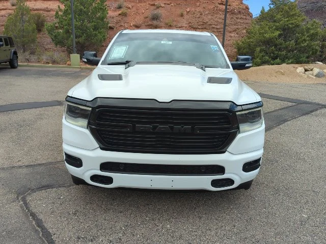 Used 2022 Bright White Clearcoat Ram Laramie image 2
