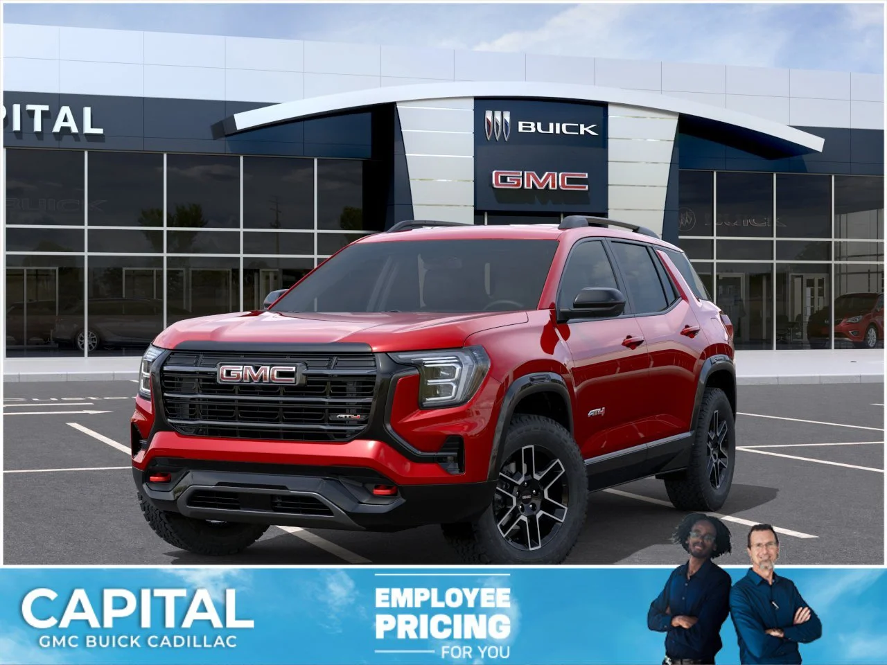 New 2027 Volcanic Red Tintcoat GMC AWD AT4 image 1