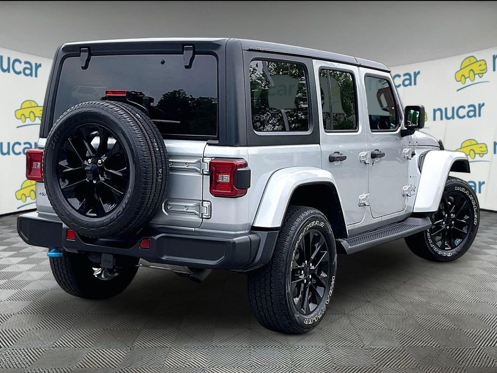 Used 2023 Silver Jeep Sahara 4xe image 6