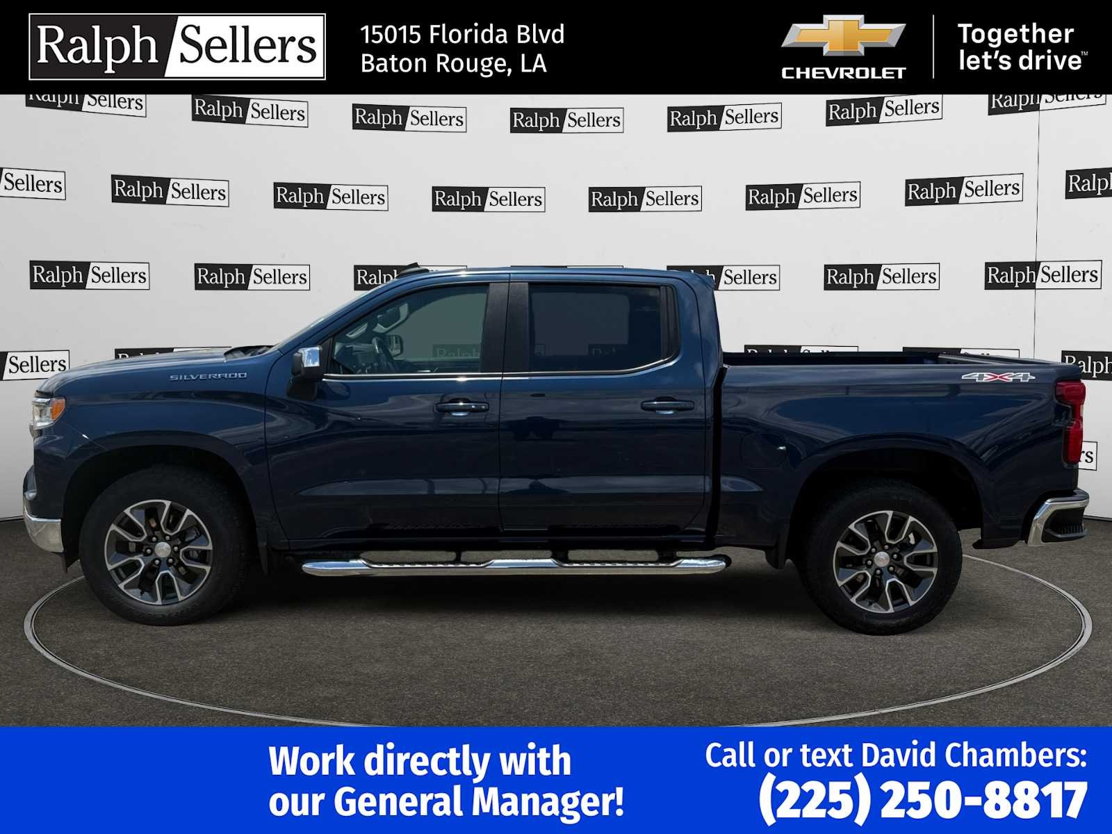 Used 2022 Northsky Blue Metallic Chevrolet LT image 3
