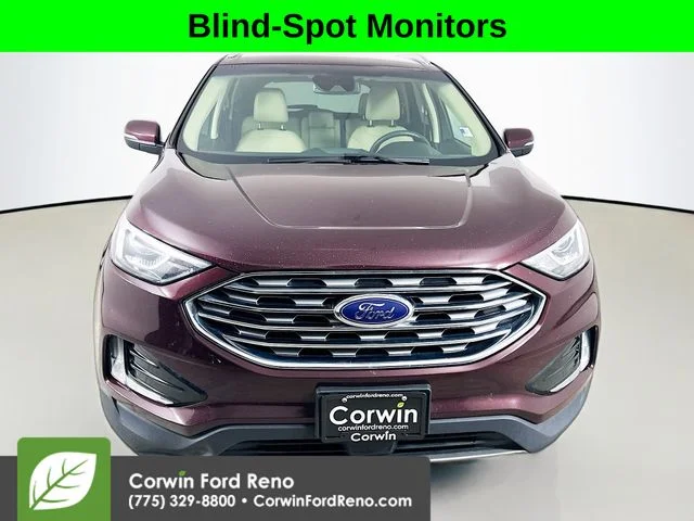 Certified Used 2020 Burgundy Ford SEL image 2