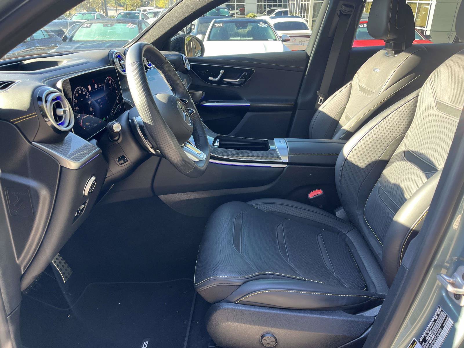 Certified Used 2025 Verde Silver Metallic Mercedes-Benz AMG® GLC 63 S E Performance 4MATIC® Coupe image 40