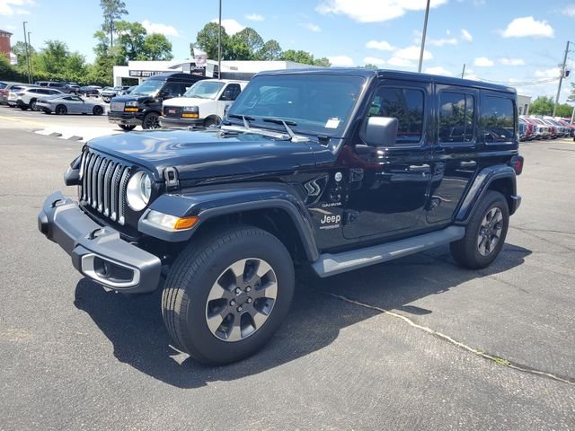 Used 2020 Black Jeep Unlimited Sahara image 2