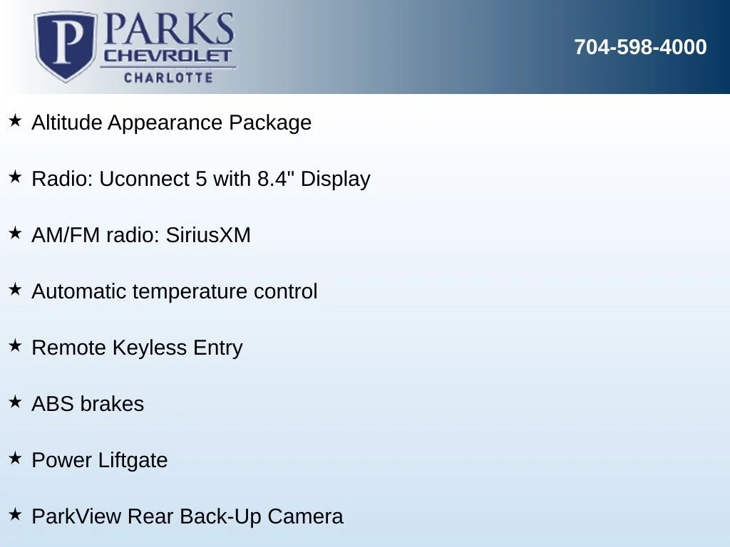 Used 2025 Silver Jeep Altitude image 21
