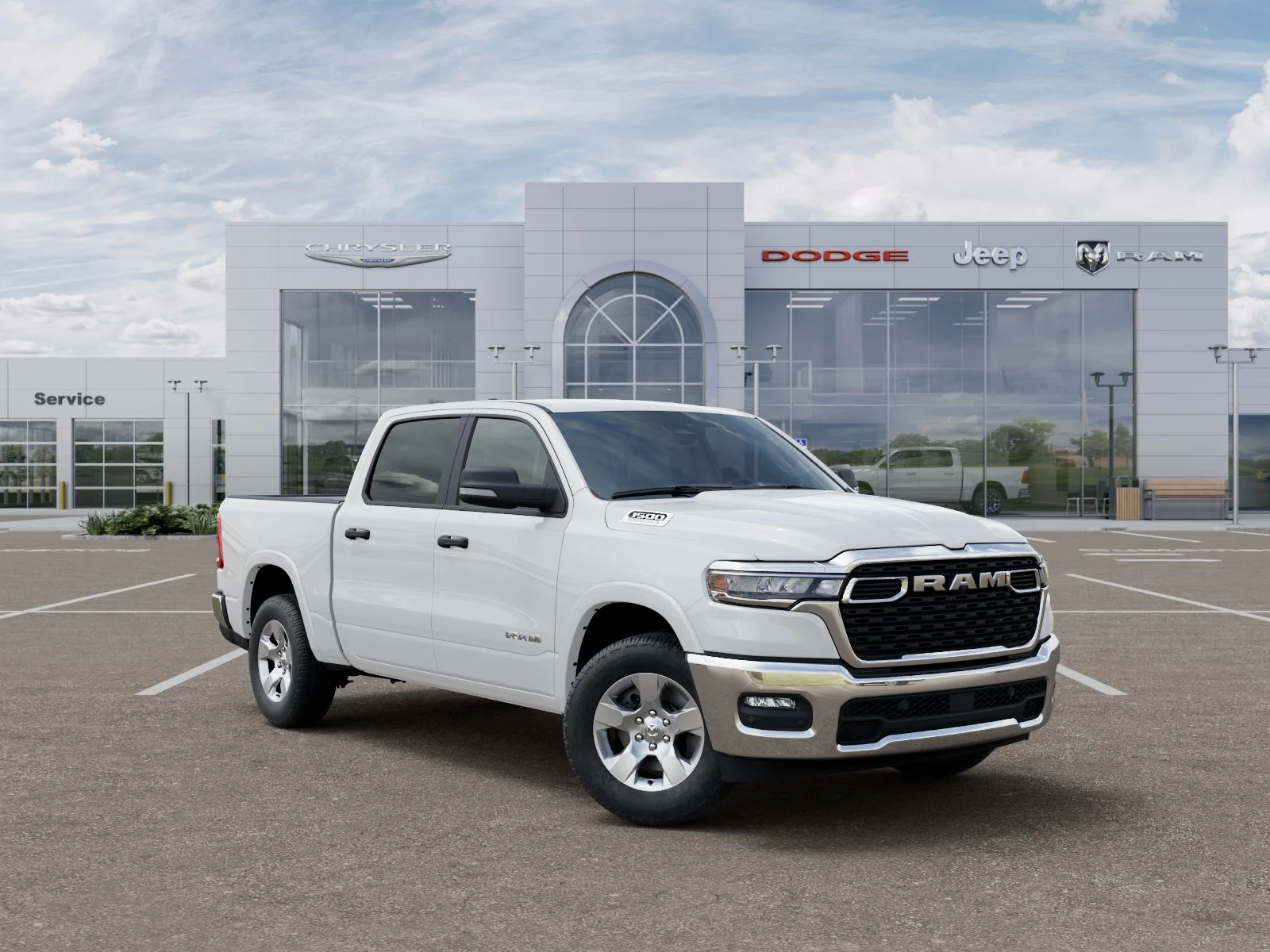 New 2027 Bright White Clearcoat RAM Big Horn/Lone Star image 5