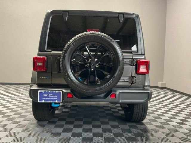 Certified Used 2022 Crystal Metallic Jeep Unlimited Sahara 4xe image 10