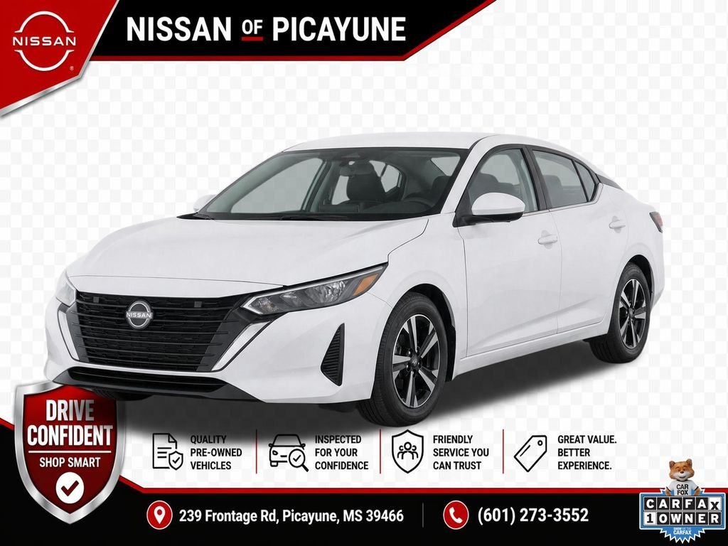 Used 2024 White Nissan SV image 1