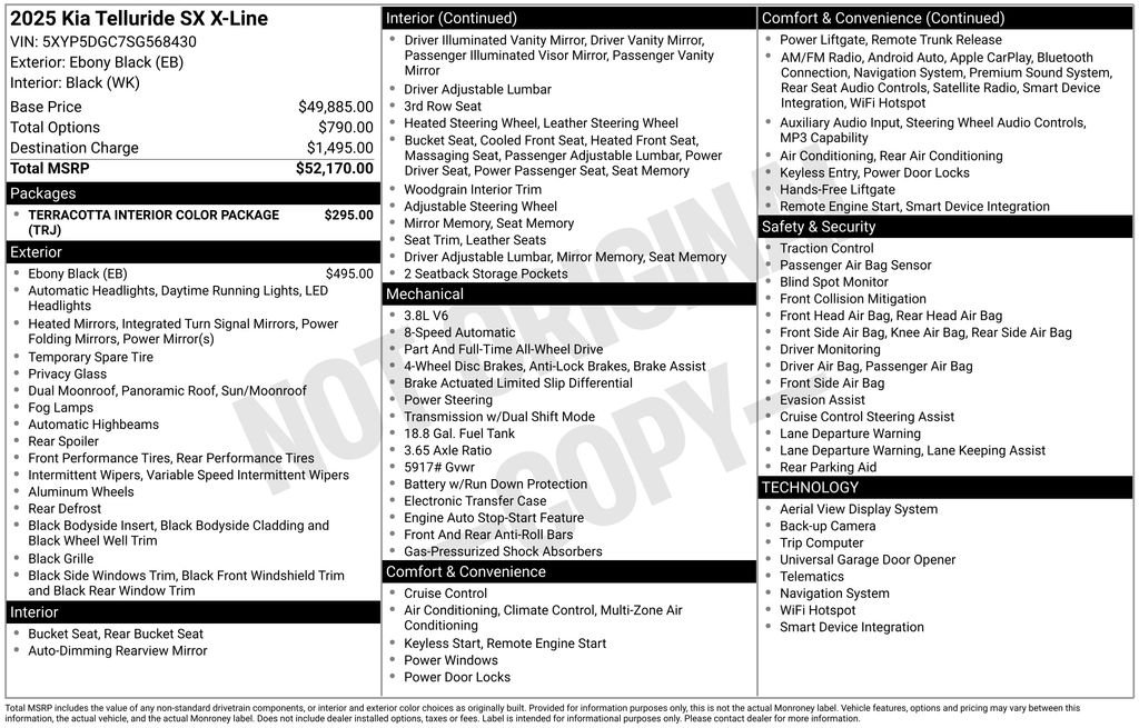 Certified Used 2025 Black Kia SX X-Line image 36