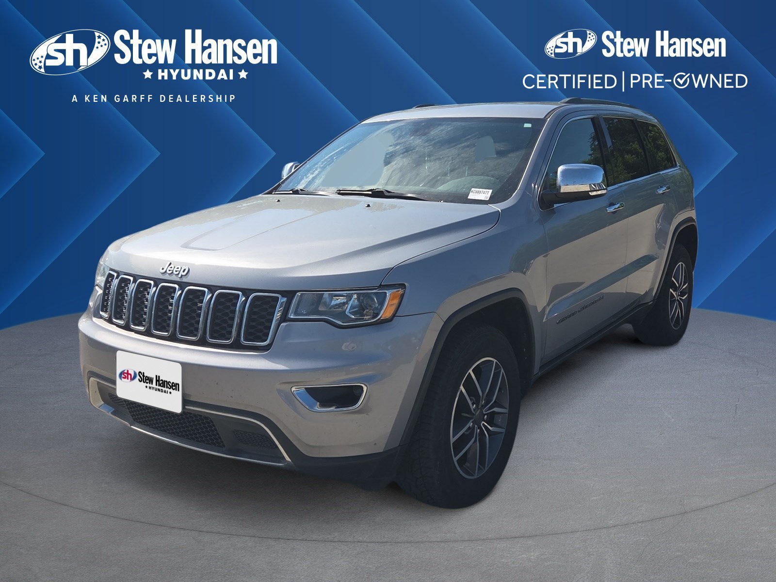 Stew Hansen Ce 2019 Billet Silver Metallic Clearcoat Jeep Limited image 1