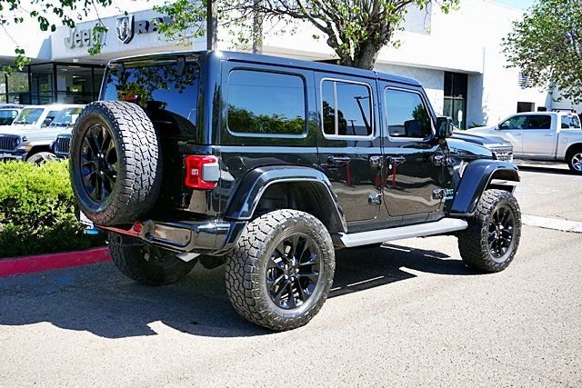 Used 2021 Black Jeep 4-Door Sahara High Altitude 4xe image 10