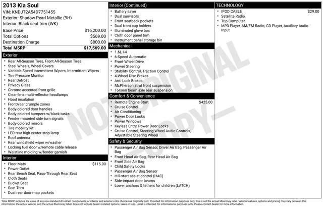Used 2013 Shadow Pearl Metallic Kia Base image 14