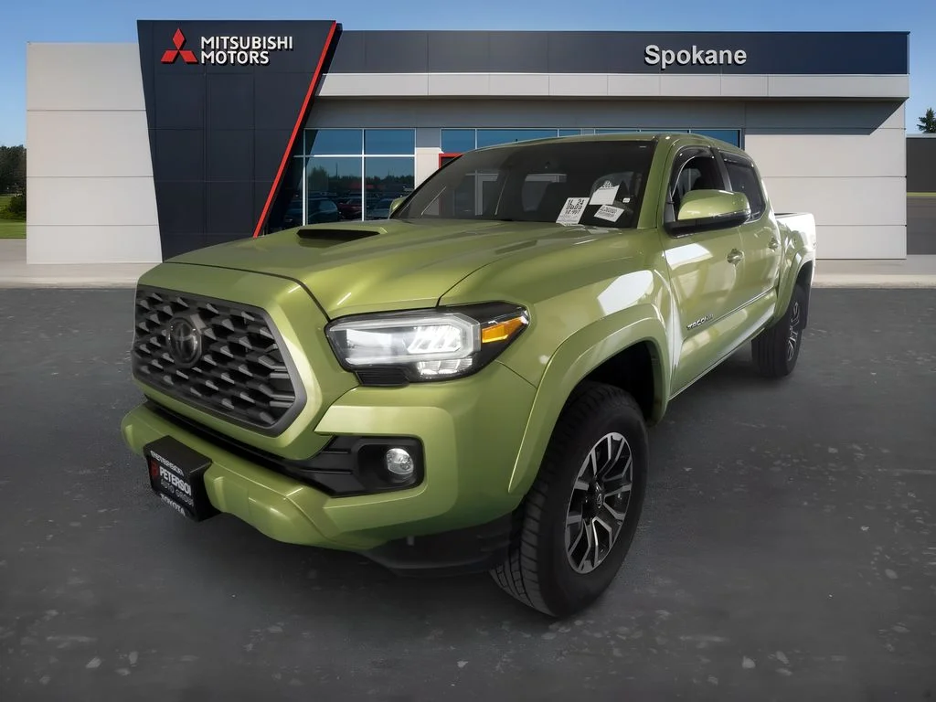 Used 2023 Electric Lime Metallic Toyota TRD Sport image 2