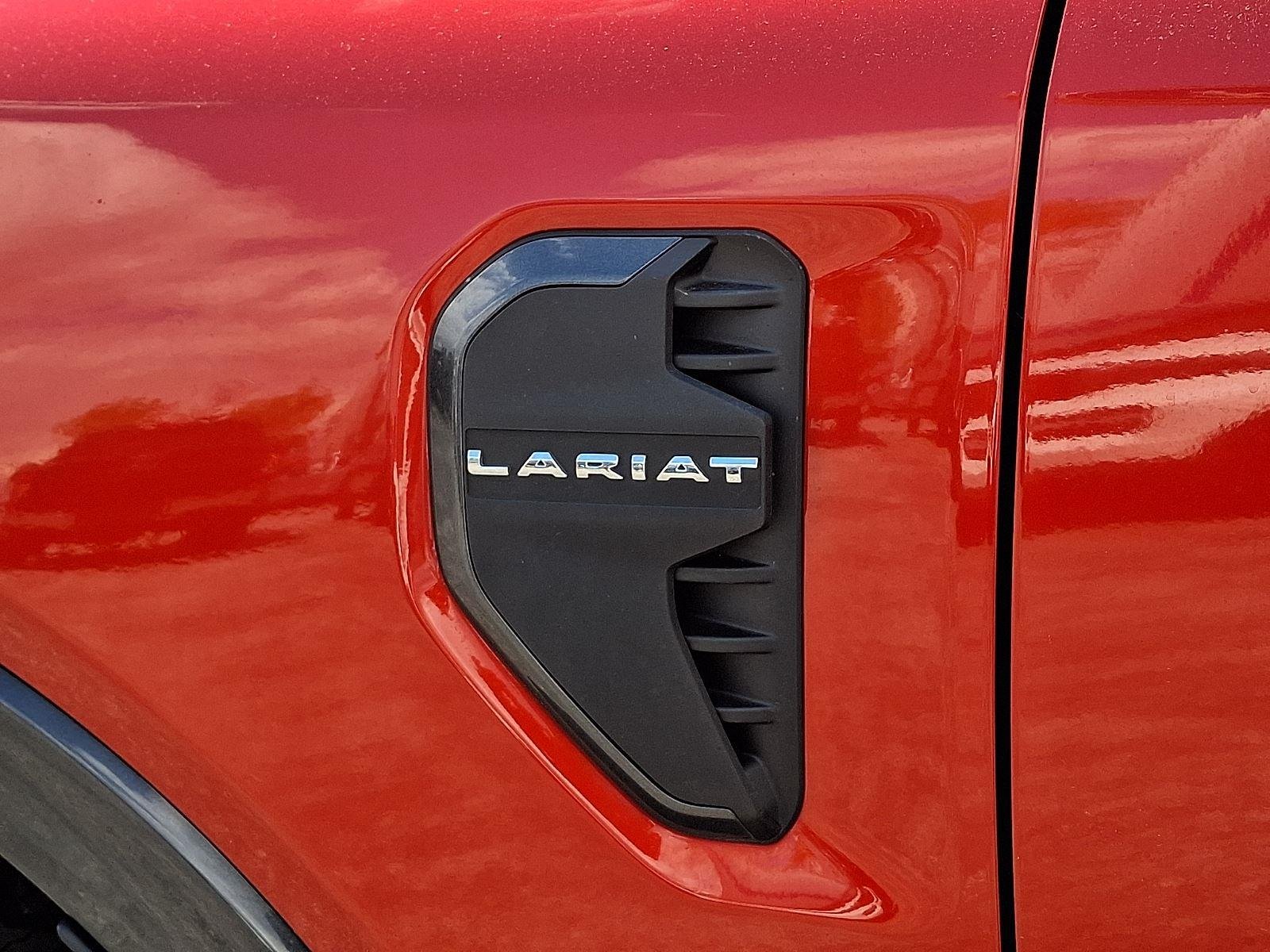 Certified Used 2024 Hot Pepper Red Tinted Clearcoat Ford LARIAT image 30