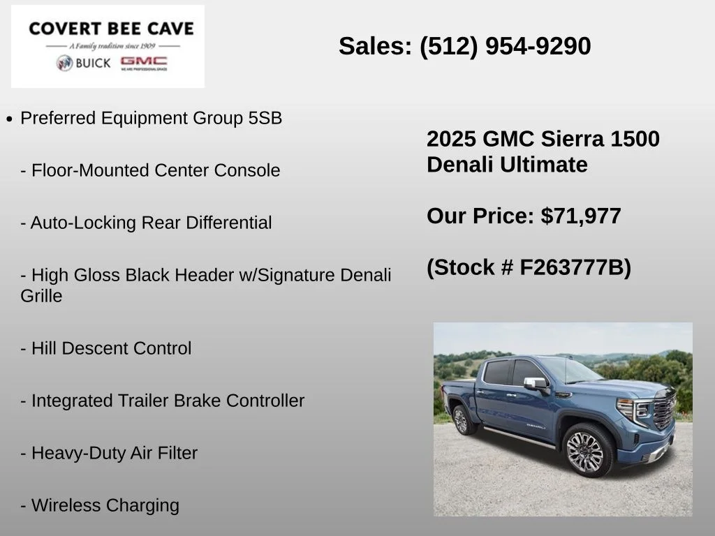 Used 2025 Blue GMC Denali Ultimate image 18