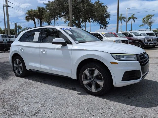 Used 2020 White Audi Premium image 2