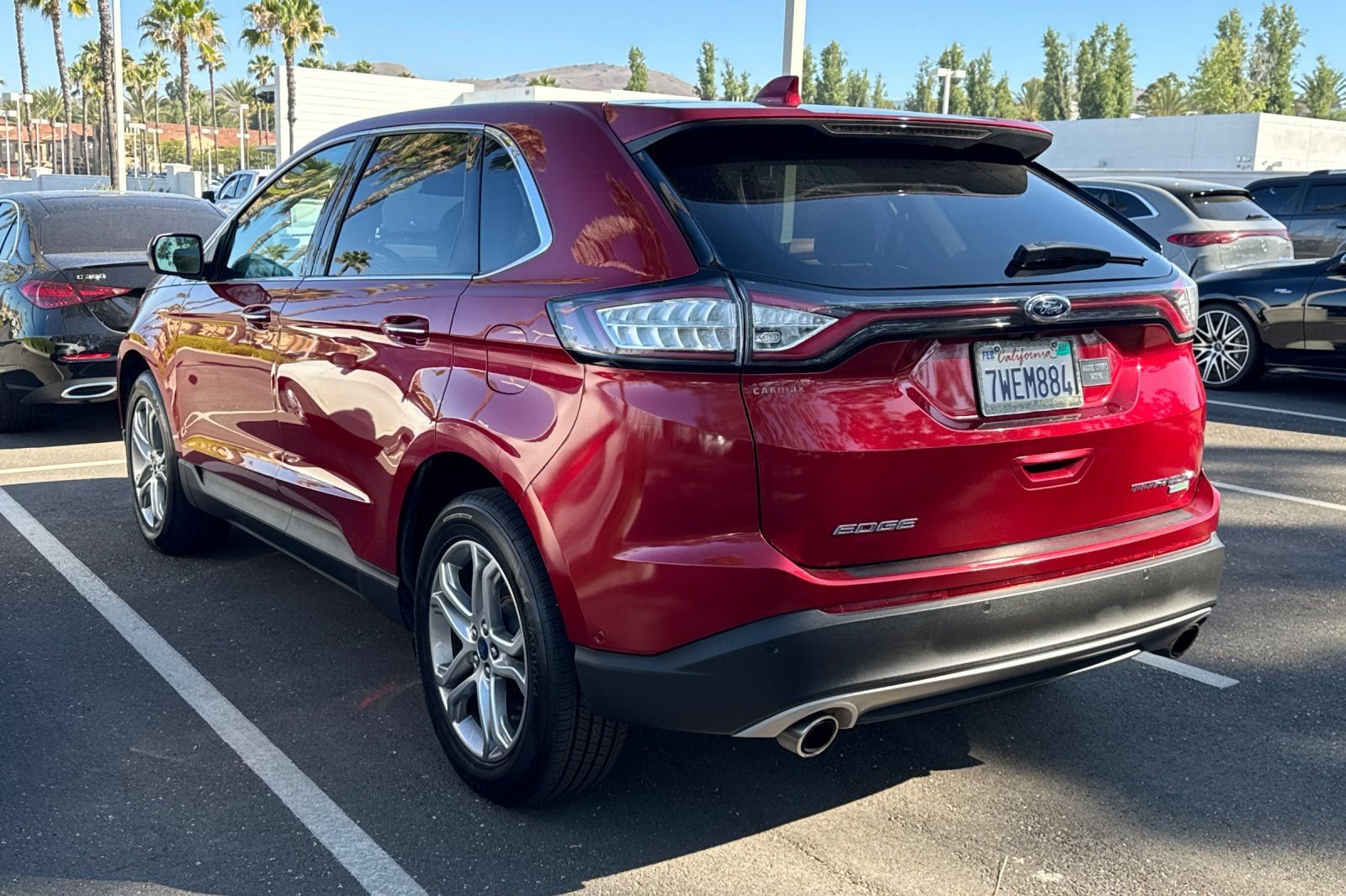 Used 2017 Red Ford Titanium image 9
