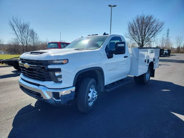 New 2025 Summit White Chevrolet Work Truck image 3