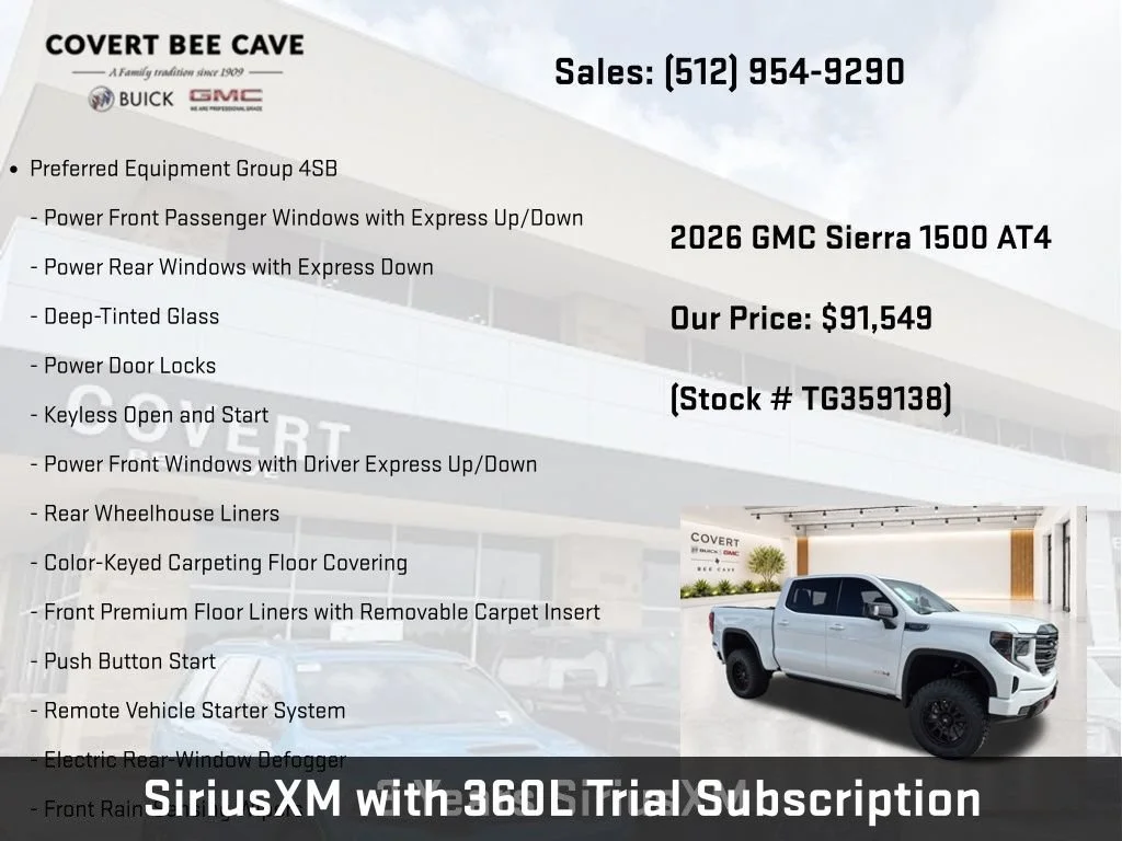 New 2026 Summit White GMC AT4 image 10