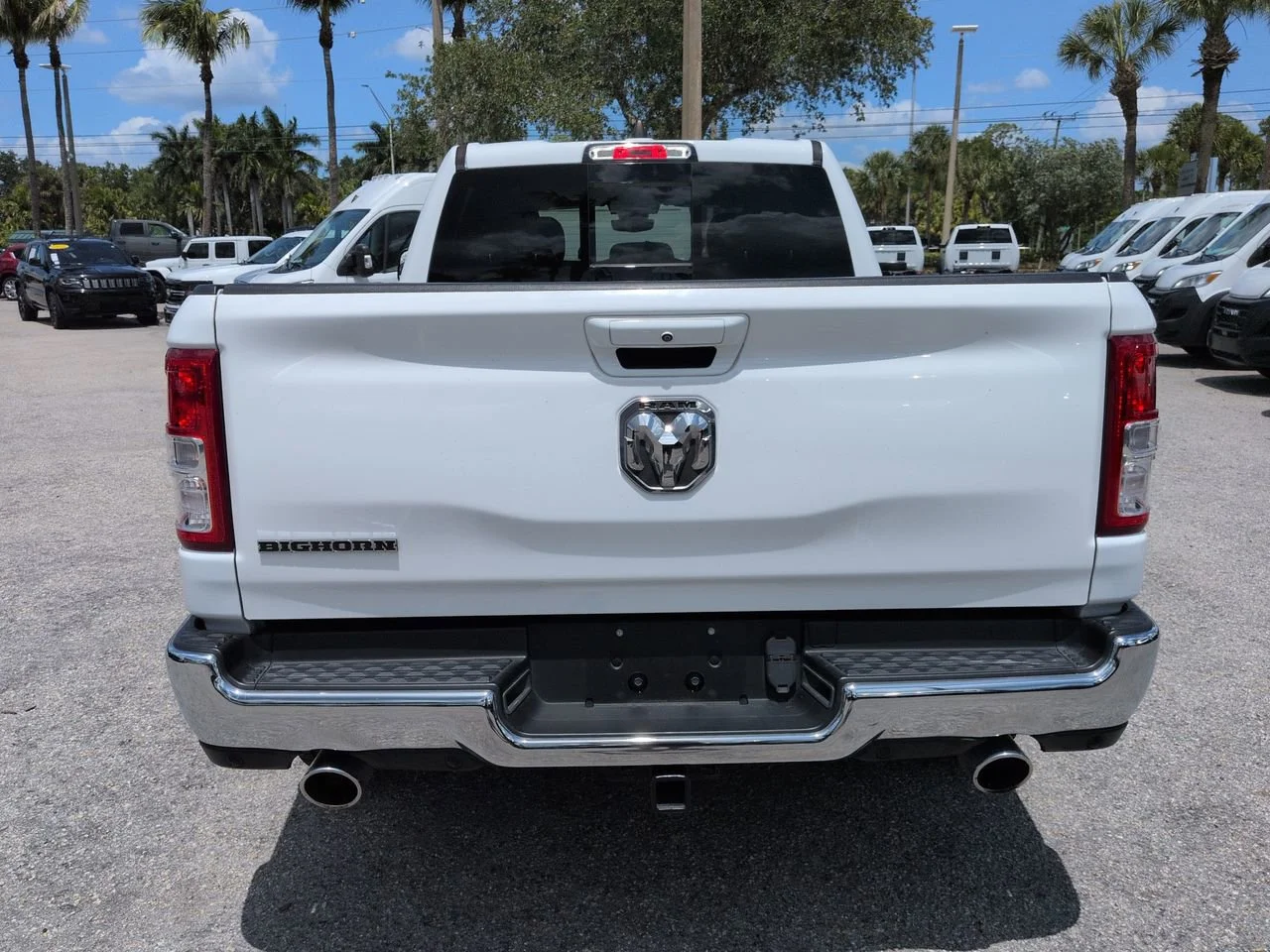 Used 2022 Bright White Clearcoat Ram Big Horn image 6