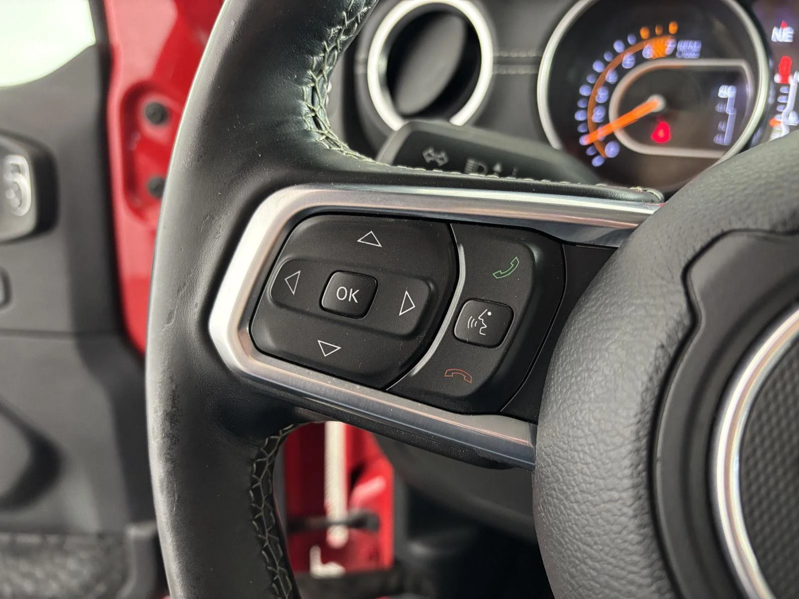 Used 2020 Firecracker Red Clearcoat Jeep Sahara image 28
