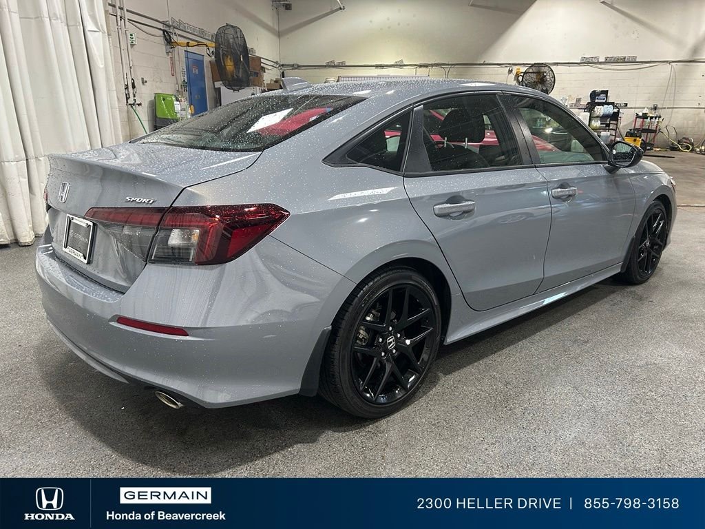 Certified Used 2025 Urban Gray Pearl Honda 4D SPORT image 8