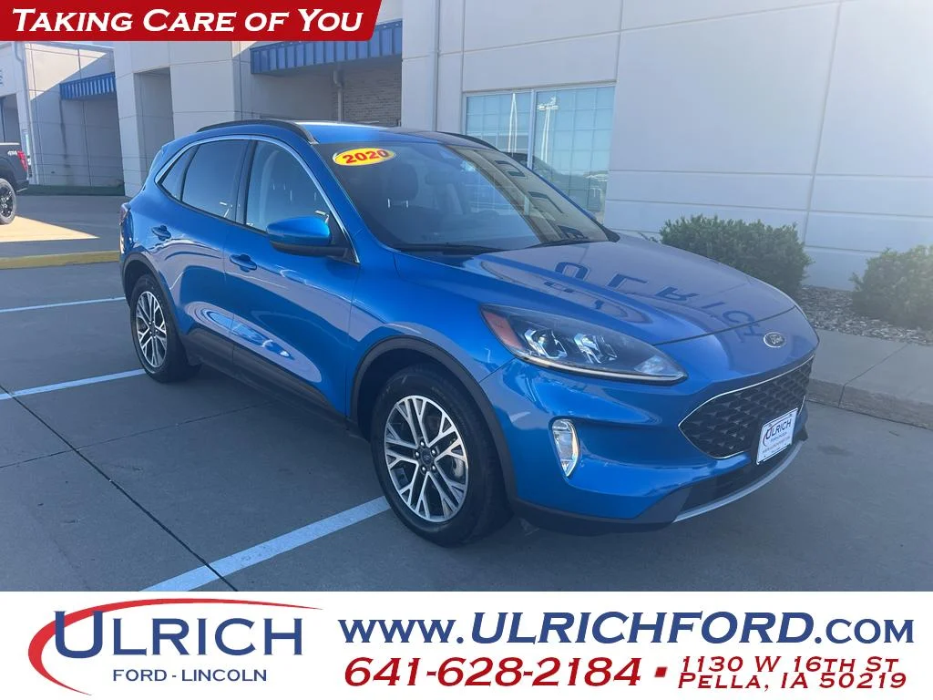 Used 2020 Velocity Blue Metallic Ford SEL image 1