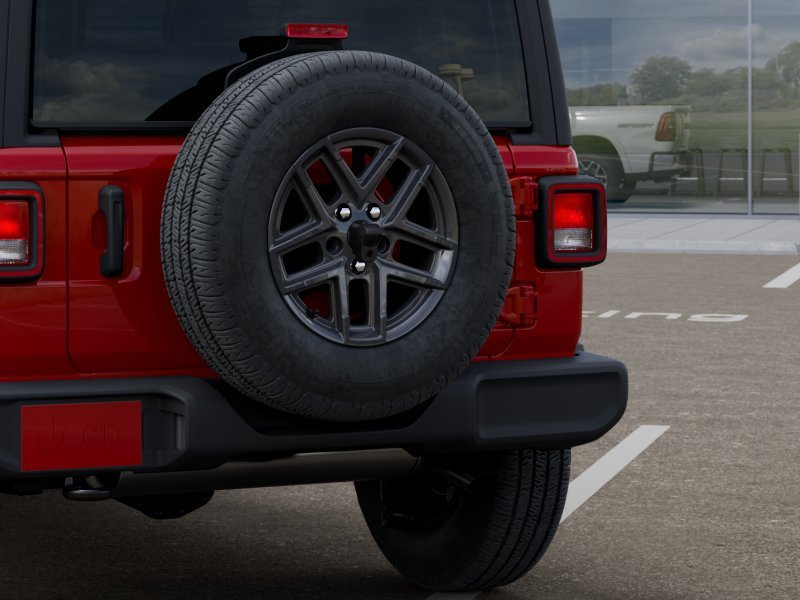 New 2026 Firecracker Red Clear-Coat Exterior Paint Jeep Sport 2-Door image 13