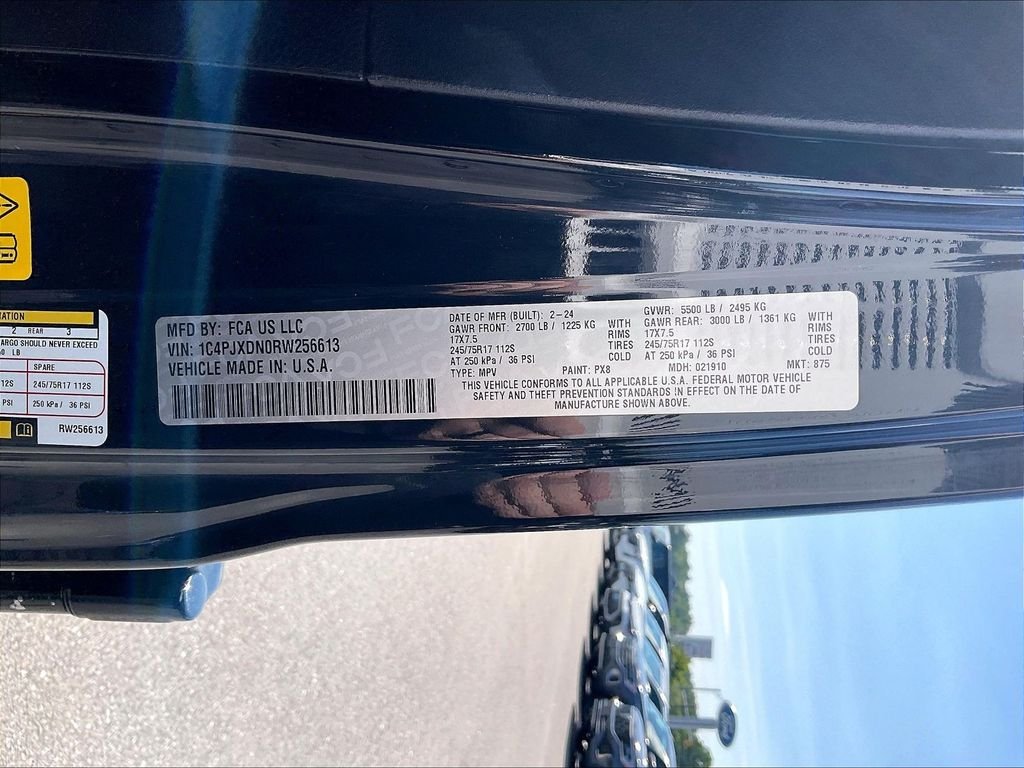 Used 2024 Black Clearcoat Jeep Sport S image 29