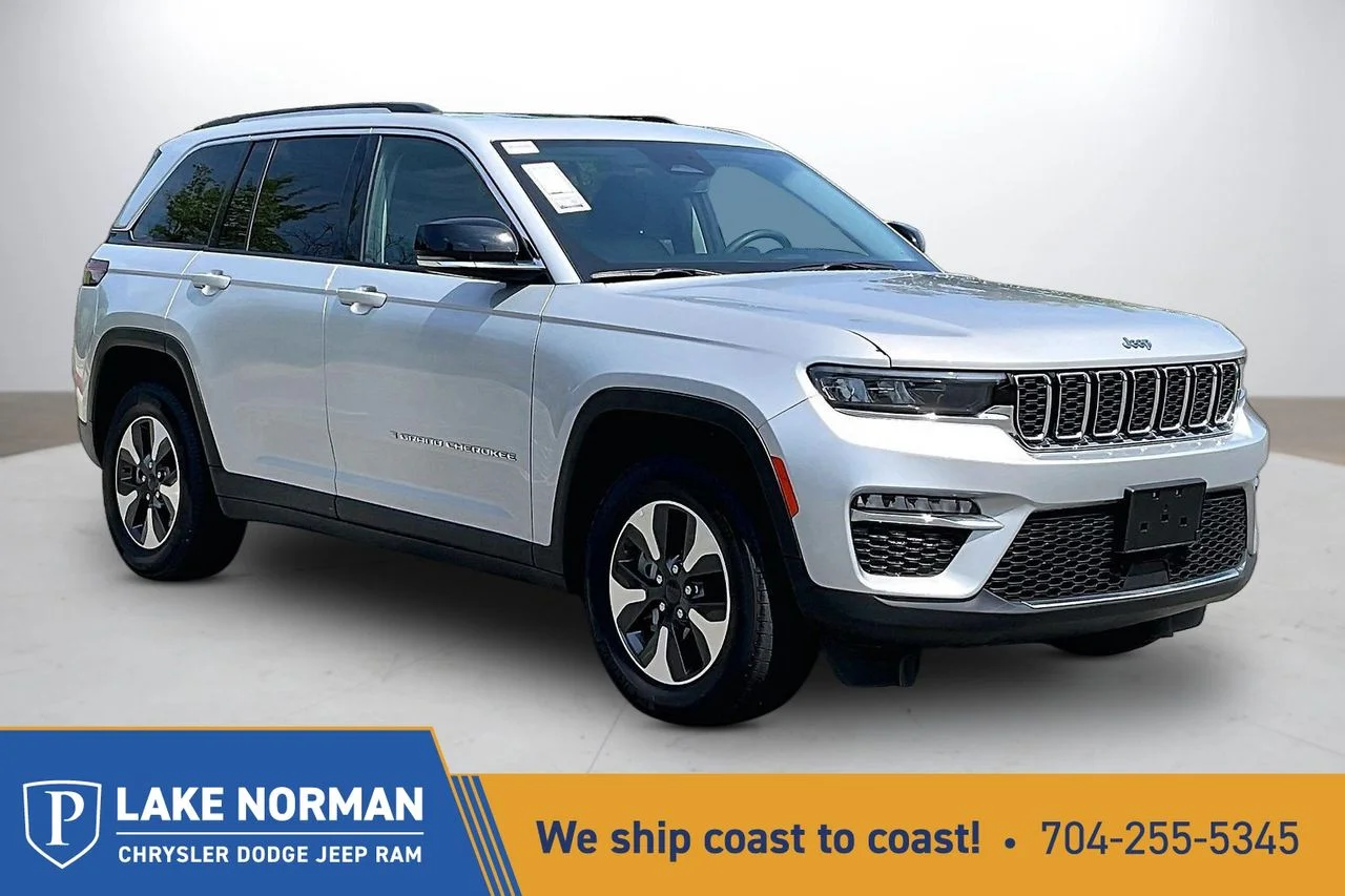 Certified Used 2024 Silver Jeep 4xe image 1