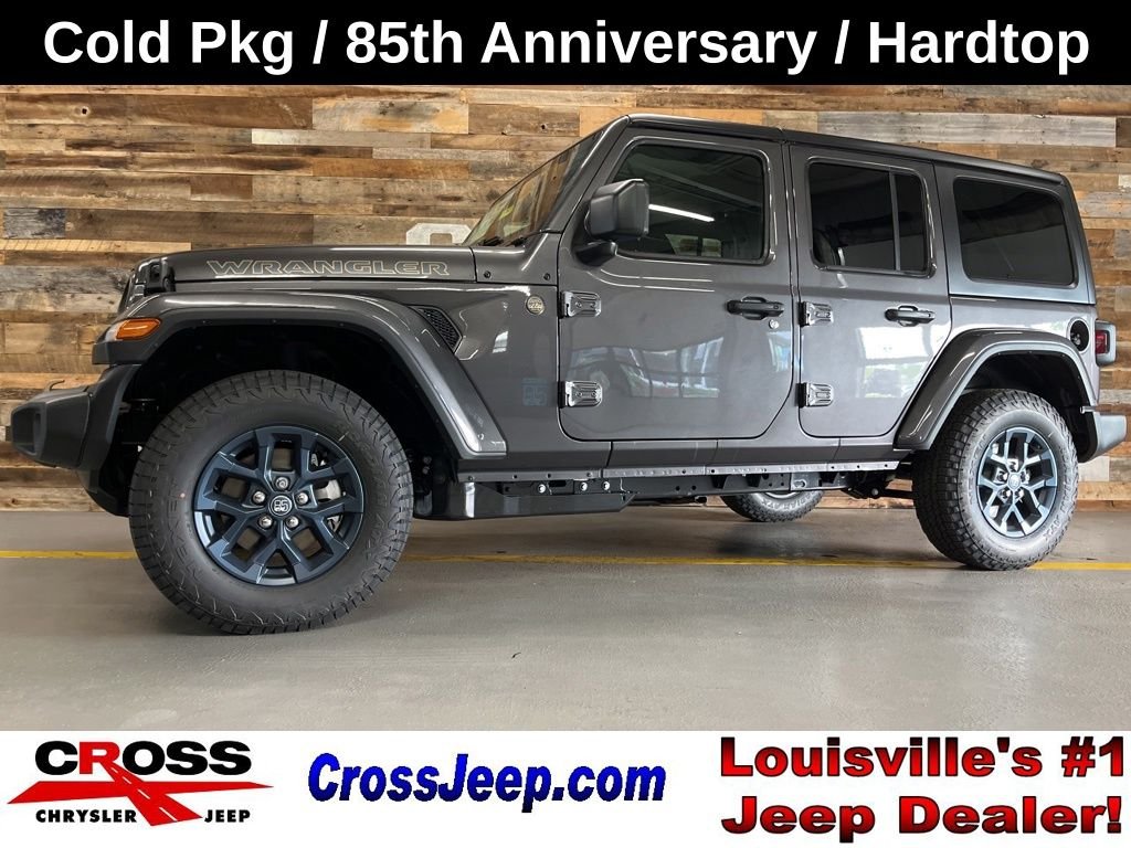New 2026 Granite Crystal Metallic Clearcoat Jeep 85th Anniversary Edition image 1