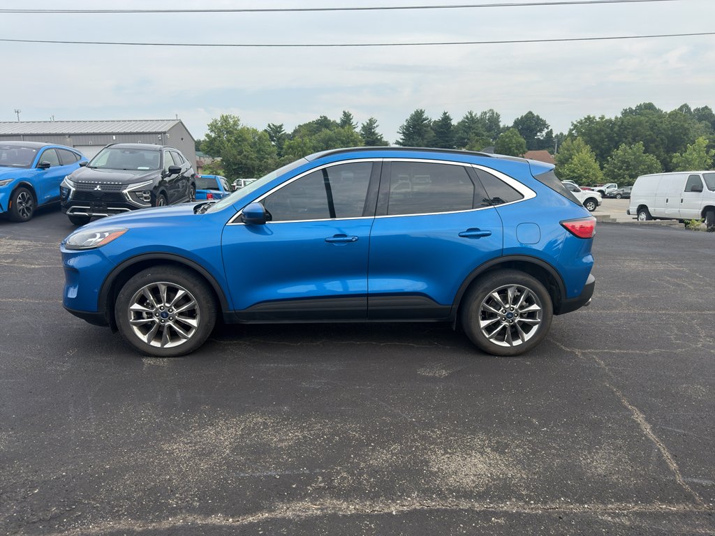Used 2021 Velocity Blue Metallic Ford Titanium image 2