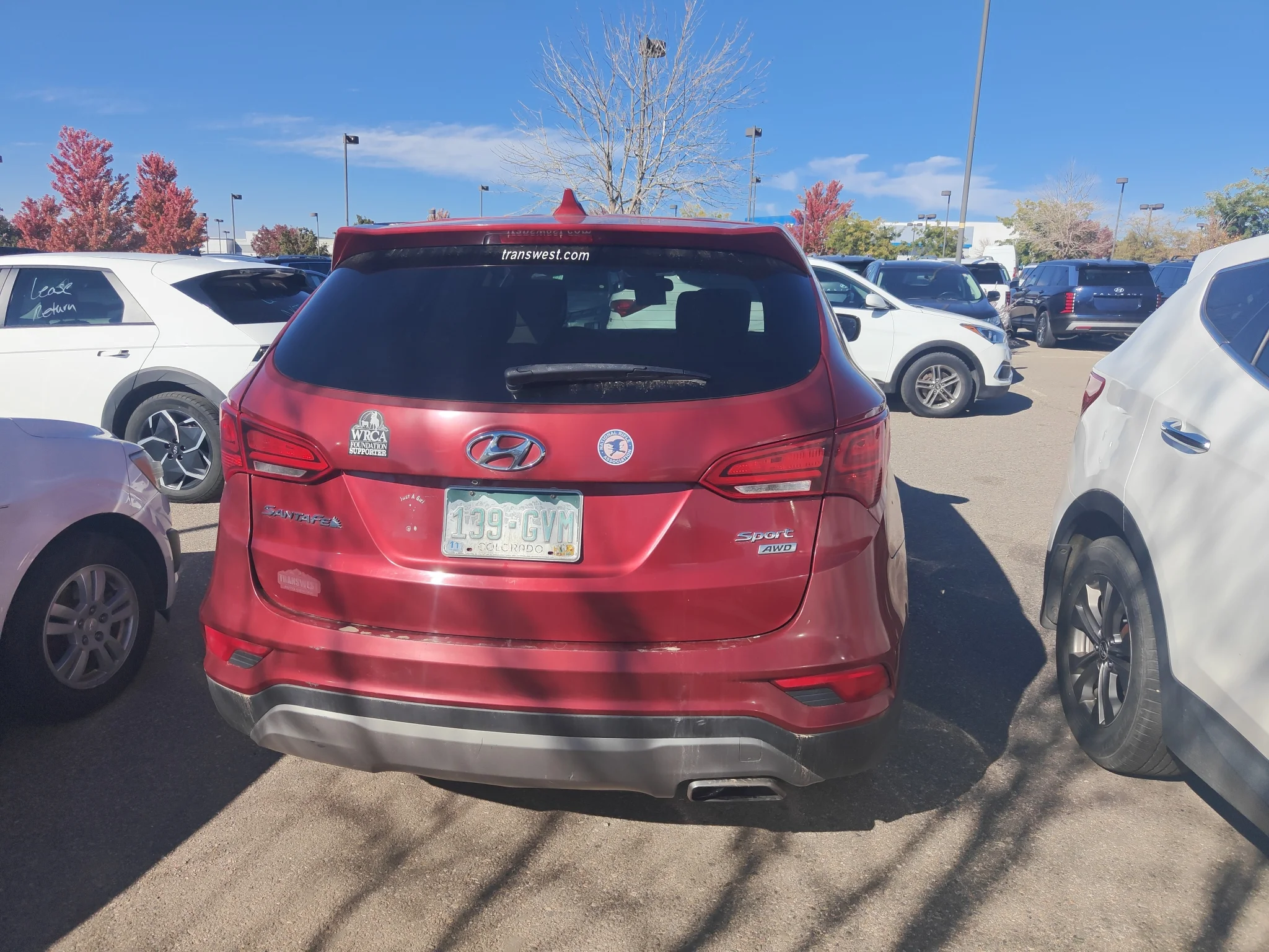 Used 2017 Serrano Red Hyundai 2.4L image 6