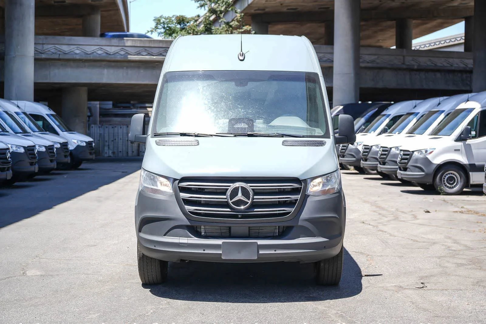 New 2026 Blue Gray Mercedes-Benz Cargo 170WB High Roof RWD 2.0L I4 Diesel Turbo HO image 2