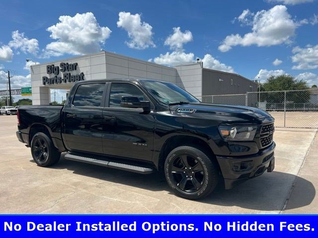 Used 2023 Diamond Black Crystal Pearlcoat Ram Lone Star image 3
