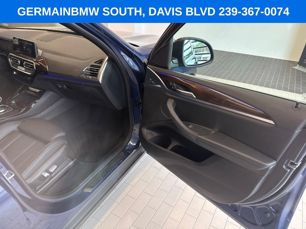 Certified Used 2022 Blue Metallic BMW sDrive30i image 24