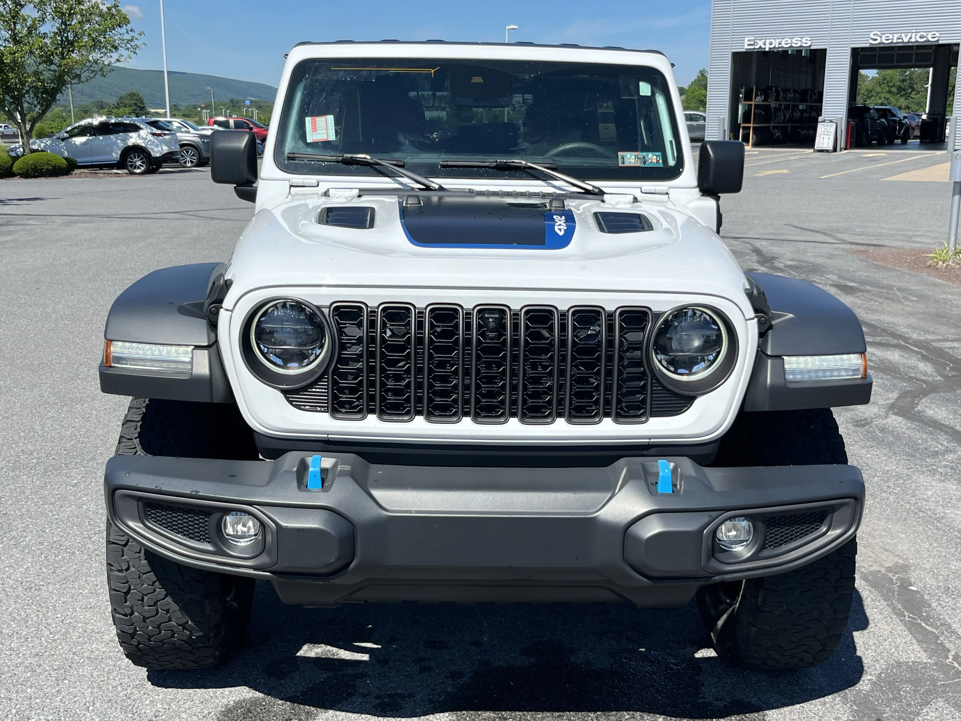 Used 2024 Bright White Clearcoat Jeep Rubicon 4xe image 10